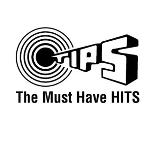 The black and white Tips Music logo, a spiral record beside the word Tips, over the line The Must Have HITS